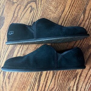 UGG Scuff Romeo, Mens Black slippers Sz 14